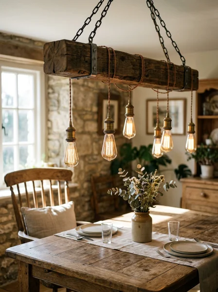How to Make a DIY Edison Bulb Chandelier for a Dining Room: Step-by-Step Instructions