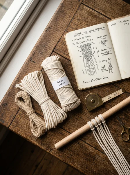 How to Read a Macrame Pattern: Understanding Cord Setup How to Read a Macrame Pattern: Understanding Cord Setup