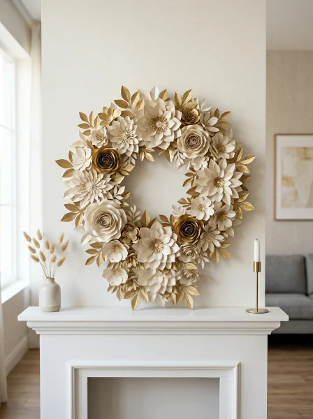 Pro Tips to Make Your Paper Wreath Look More Expensive Pro Tips to Make Your Paper Wreath Look More Expensive
