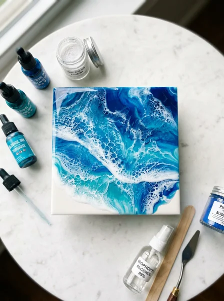 Resin Ocean Pour (Petri Art) Resin Ocean Pour (Petri Art)