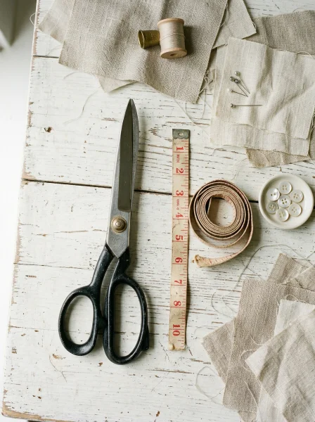 Scissors and a Measuring Tape Scissors and a Measuring Tape