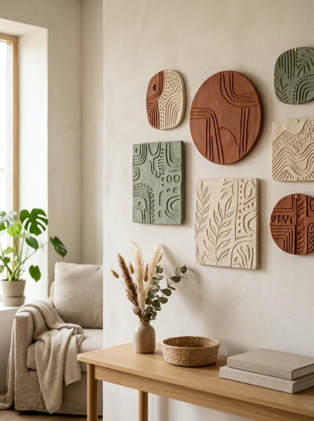 5. Sculptural Clay Wall Art 5. Sculptural Clay Wall Art