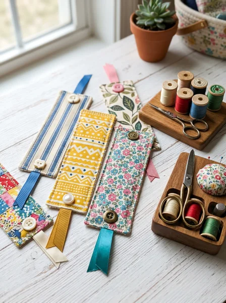 2. Simple Fabric Bookmarks 2. Simple Fabric Bookmarks