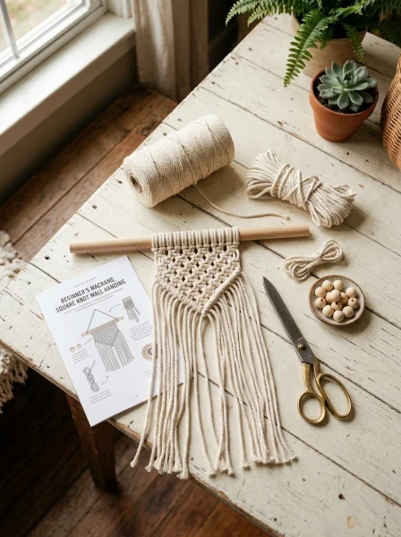 4. Simple Knots Macrame Kit for Beginners 4. Simple Knots Macrame Kit for Beginners
