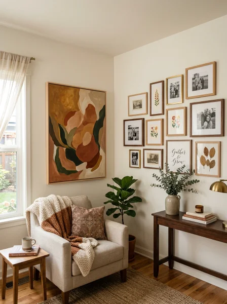Single Statement Piece vs. Gallery Wall: Which Works Best? Single Statement Piece vs. Gallery Wall: Which Works Best?