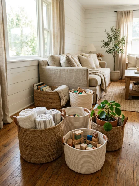 Smart Ways to Use Fabric Baskets Around Your Home Smart Ways to Use Fabric Baskets Around Your Home