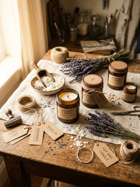 Soy Candles as Gifts and Creative Projects