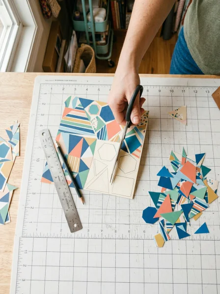 Step 2: Cut Your Paper Pieces Step 2: Cut Your Paper Pieces