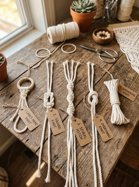 The 5 Basic Macrame Knots Every Beginner Must Learn The 5 Basic Macrame Knots Every Beginner Must Learn