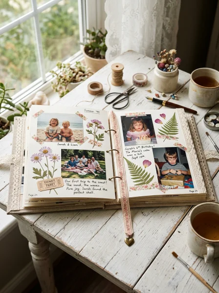 Turning Your Scrapbook Pages Into Meaningful Gifts