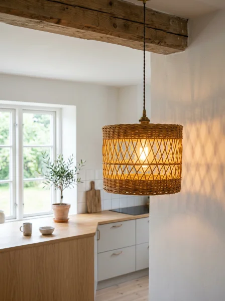 Why a Wicker Basket Makes the Perfect DIY Pendant Light Shade