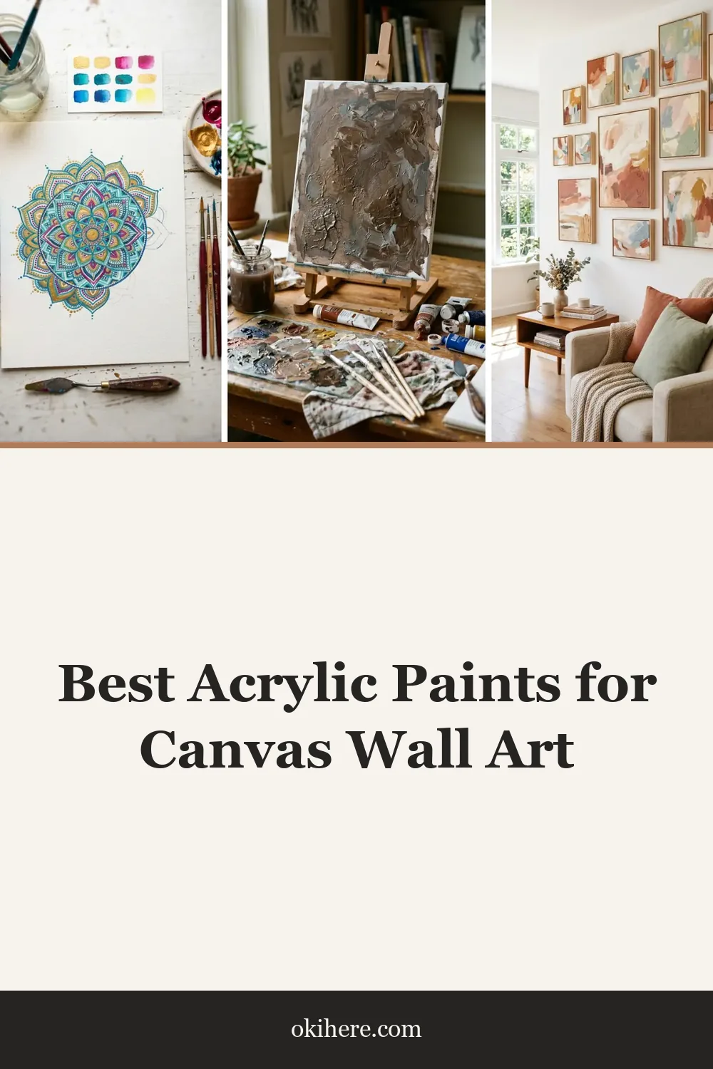 Best Acrylic Paints for Canvas Wall Art