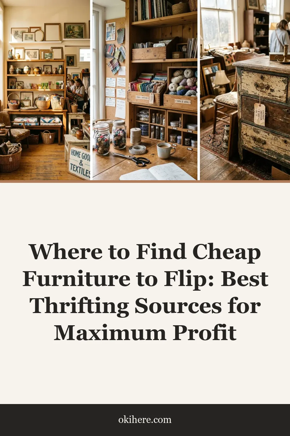 Where to Find Cheap Furniture to Flip: Best Thrifting Sources for Maximum Profit