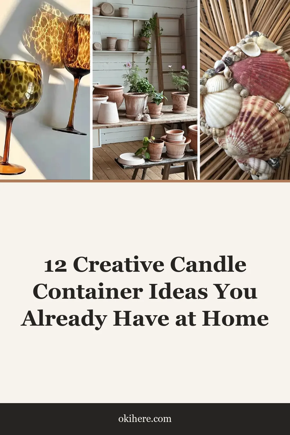 12 Creative Candle Container Ideas You Already Have at Home