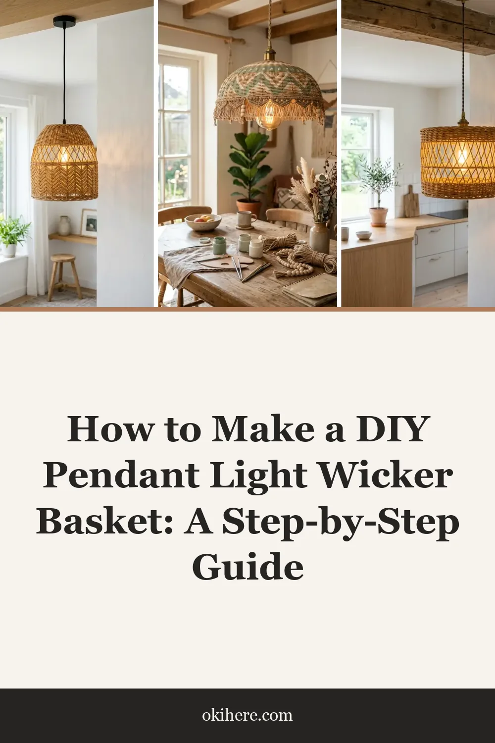 How to Make a DIY Pendant Light Wicker Basket: A Step-by-Step Guide
