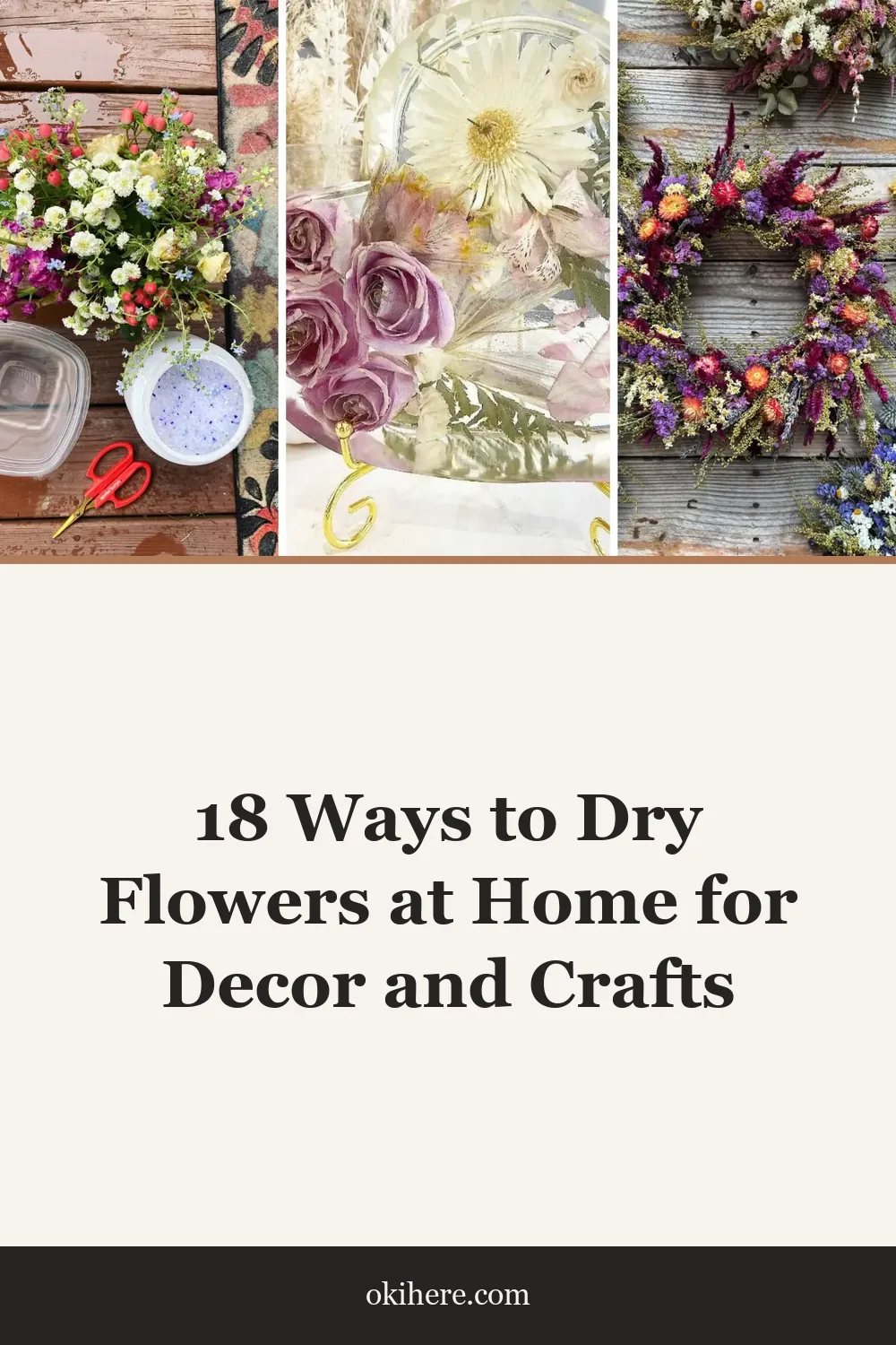 18 Ways to Dry Flowers at Home for Decor and Crafts