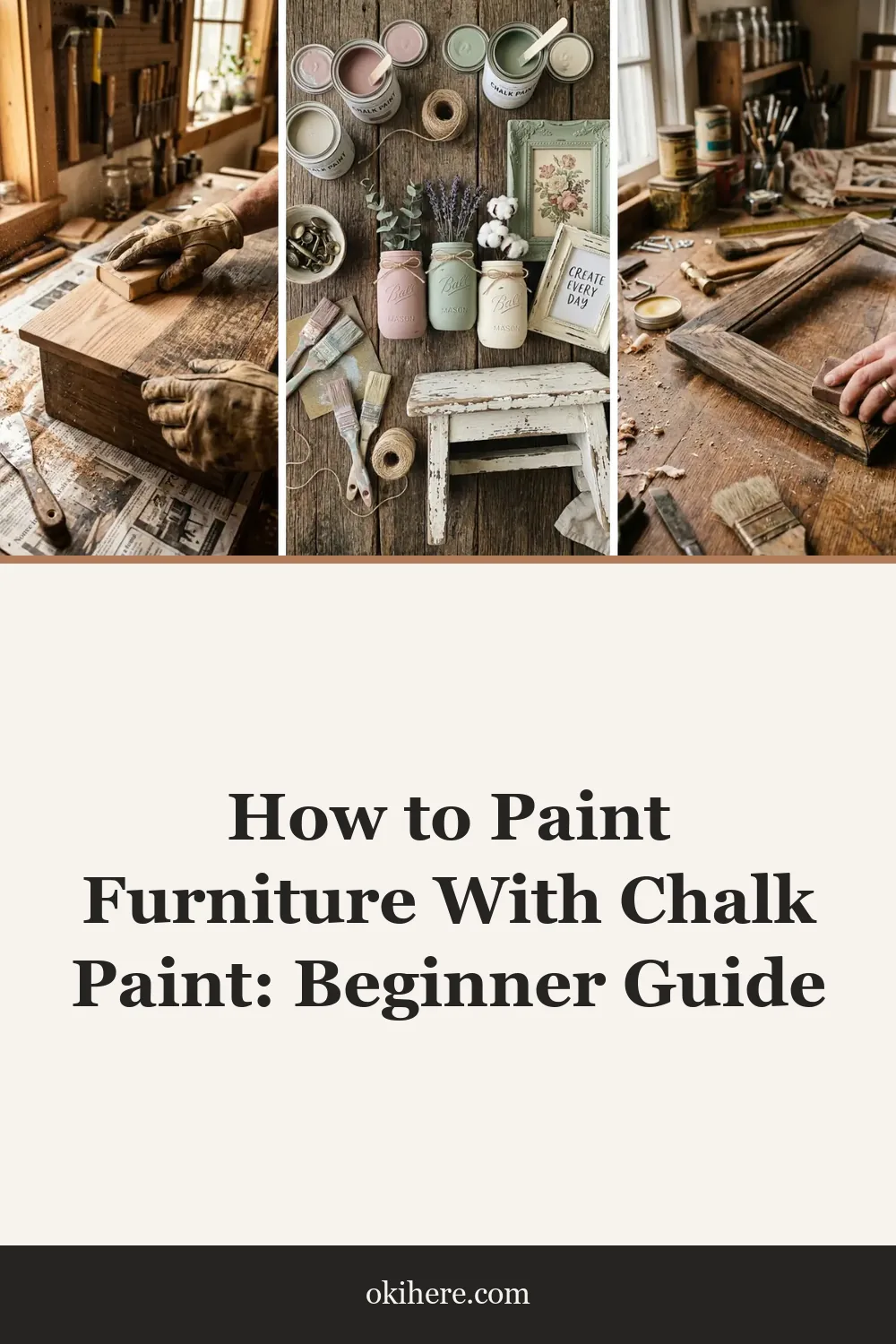 How to Paint Furniture With Chalk Paint: Beginner Guide