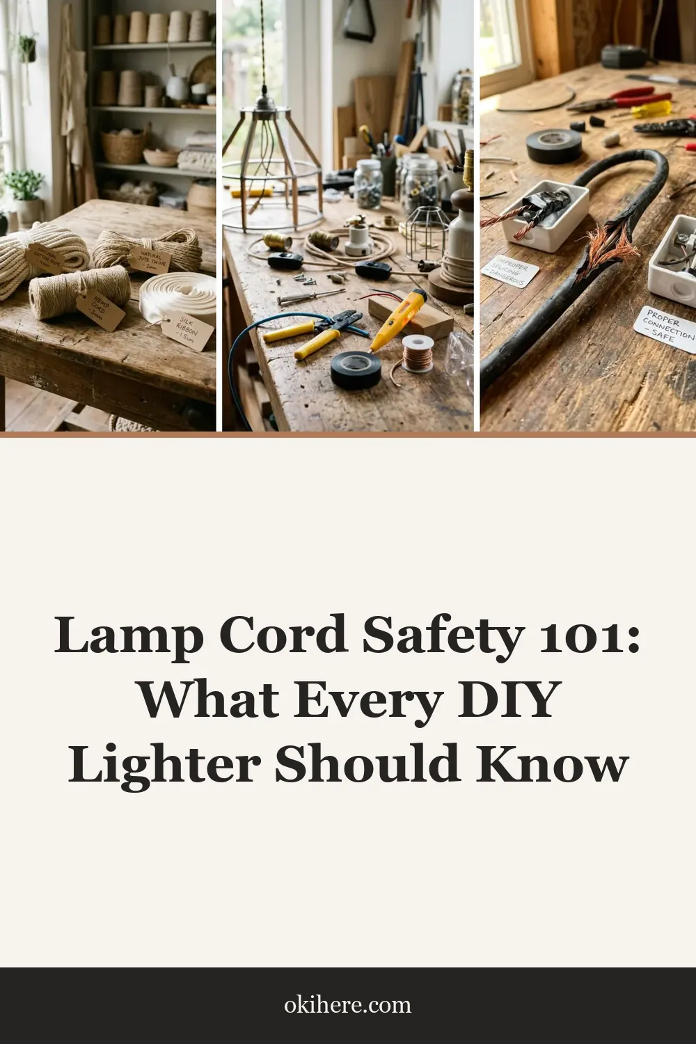 Lamp Cord Safety 101: What Every DIY Lighter Should Know