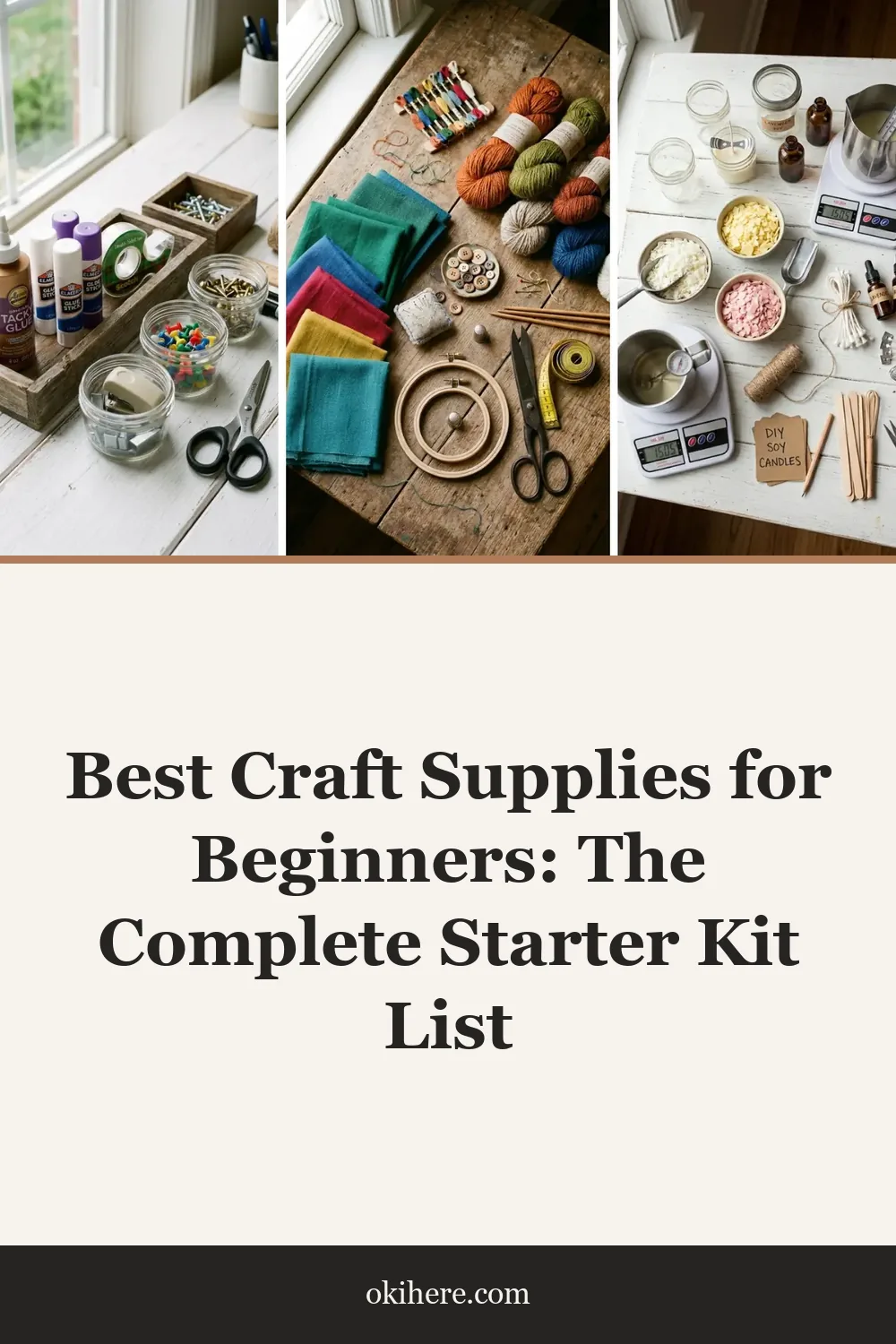 Best Craft Supplies for Beginners: The Complete Starter Kit List