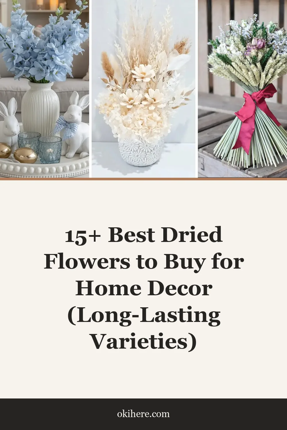 15+ Best Dried Flowers to Buy for Home Decor (Long-Lasting Varieties)