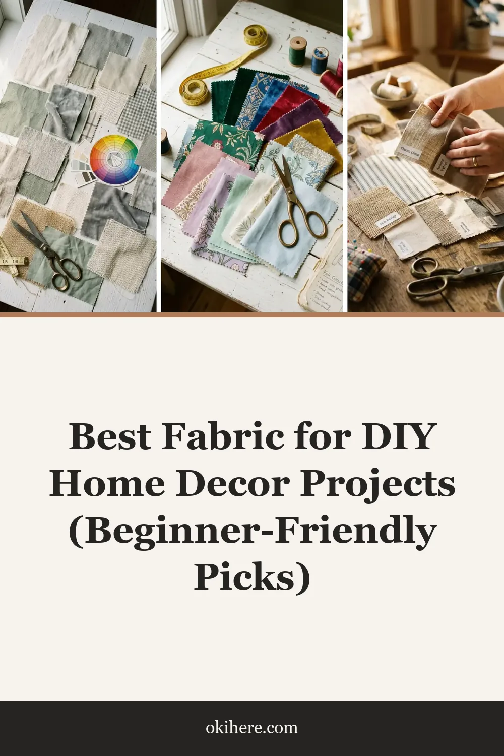 Best Fabric for DIY Home Decor Projects (Beginner-Friendly Picks)