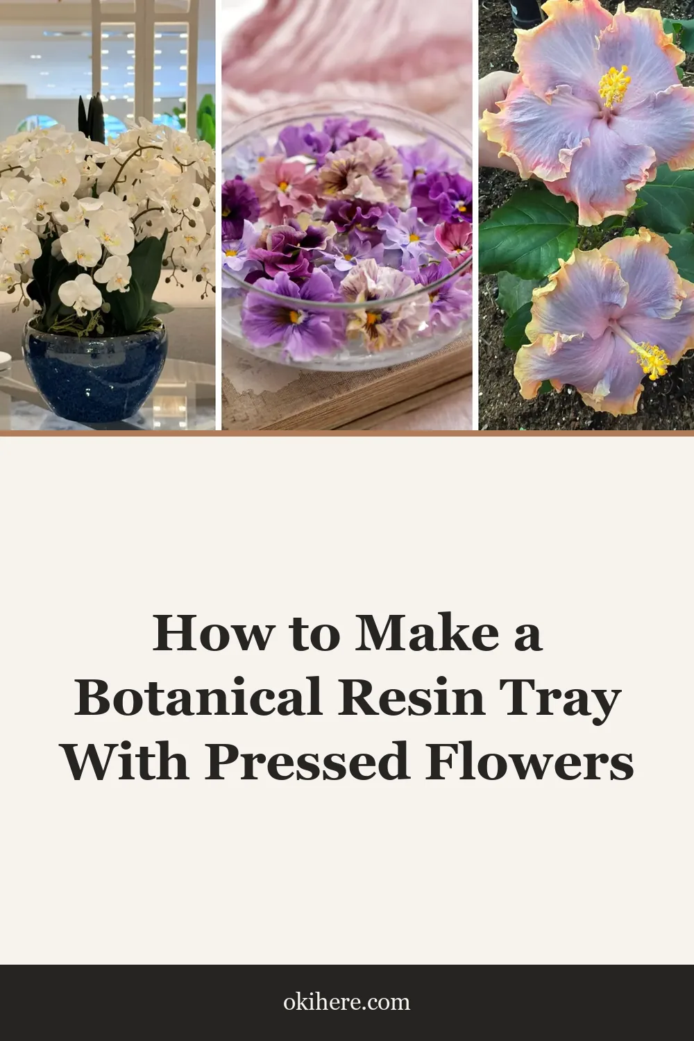 How to Make a Botanical Resin Tray With Pressed Flowers