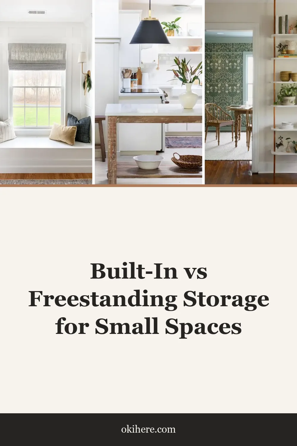 Built-In vs Freestanding Storage for Small Spaces