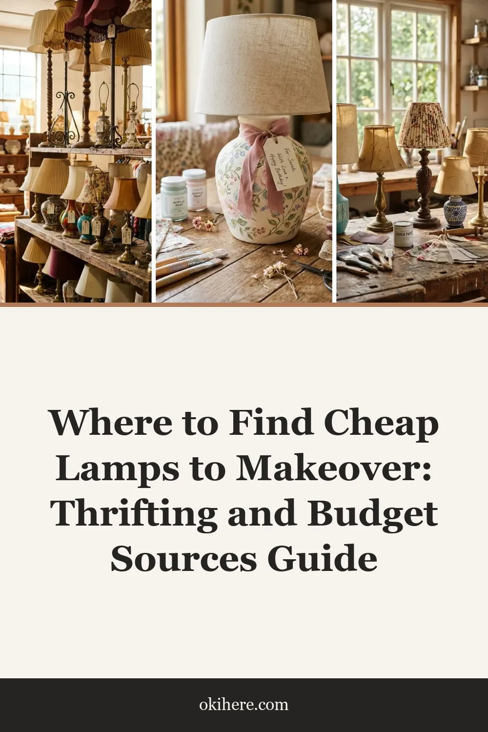 Where to Find Cheap Lamps to Makeover: Thrifting and Budget Sources Guide