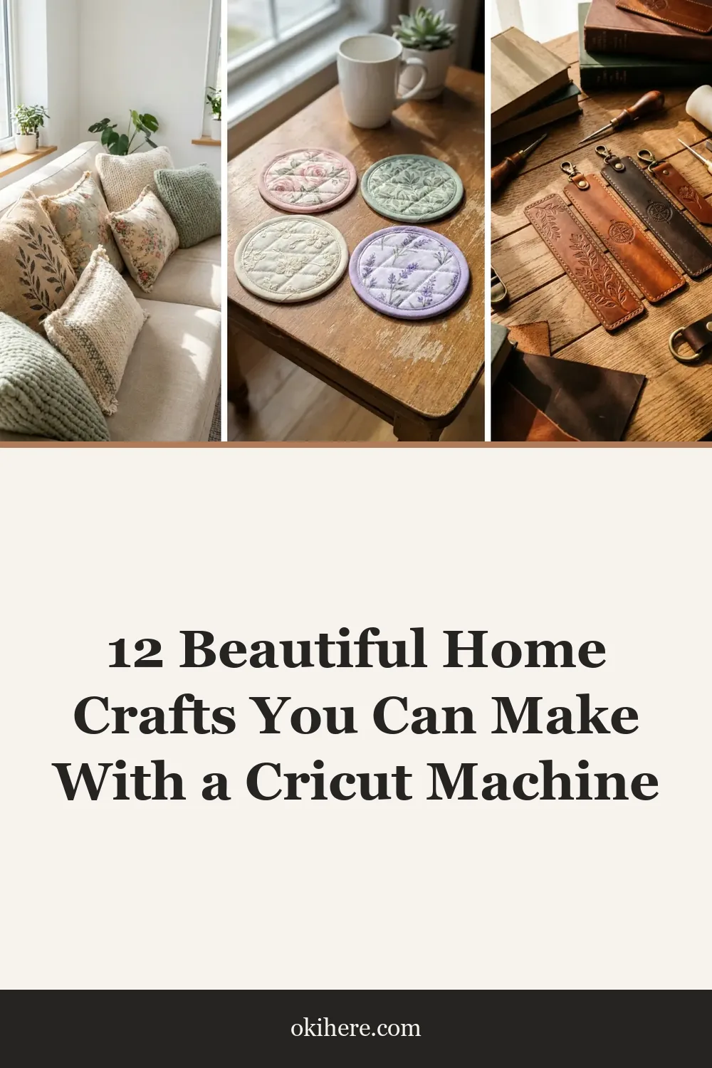12 Beautiful Home Crafts You Can Make With a Cricut Machine