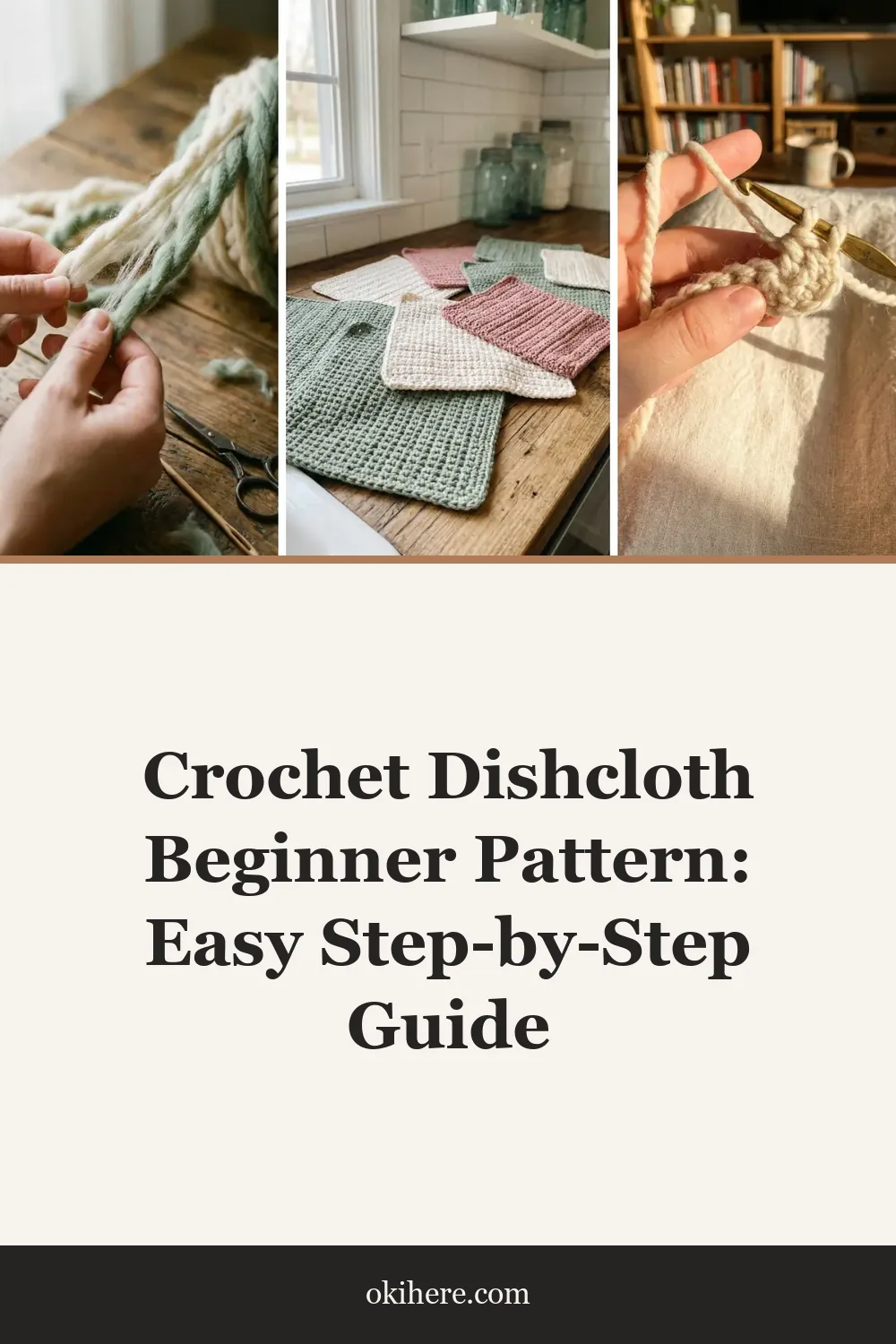 Crochet Dishcloth Beginner Pattern: Easy Step-by-Step Guide