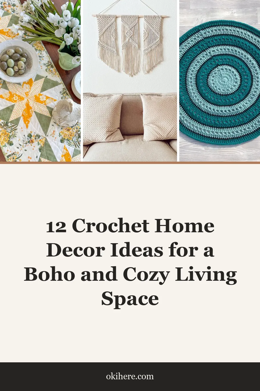 12 Crochet Home Decor Ideas for a Boho and Cozy Living Space