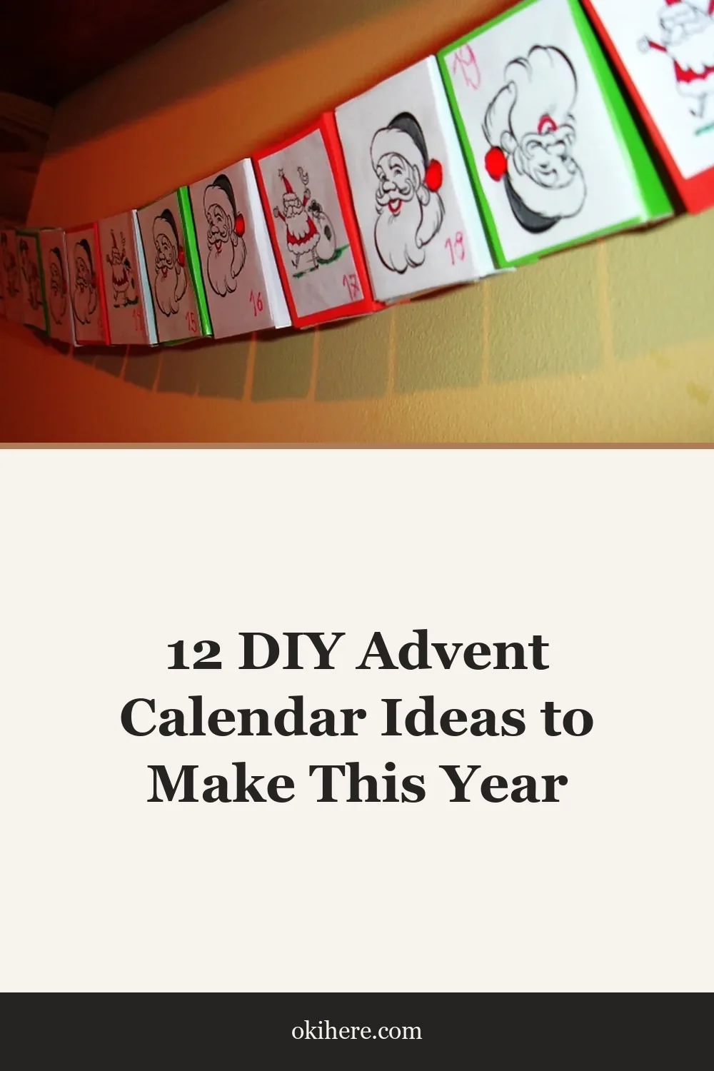 12 DIY Advent Calendar Ideas to Make This Year