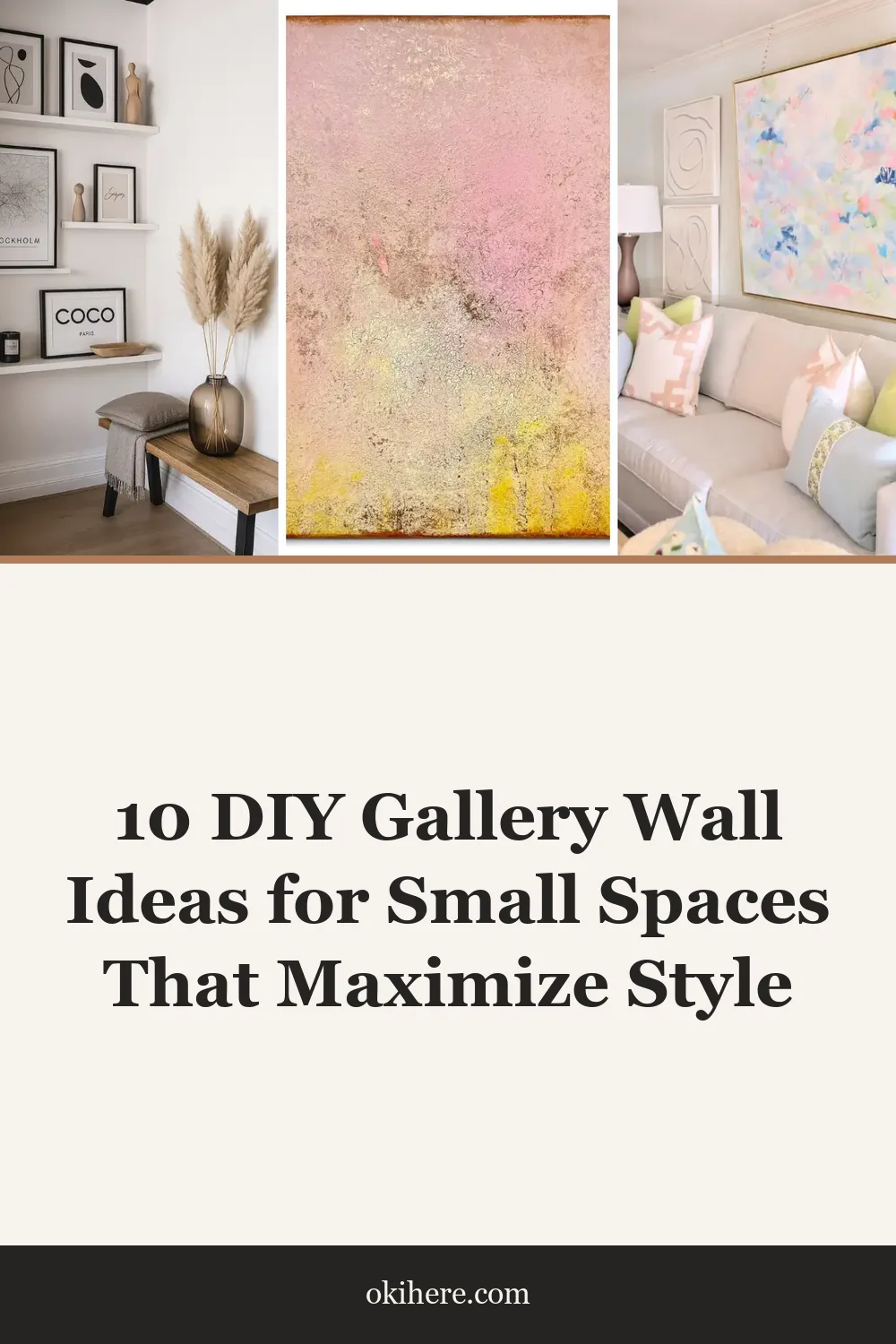 10 DIY Gallery Wall Ideas for Small Spaces That Maximize Style