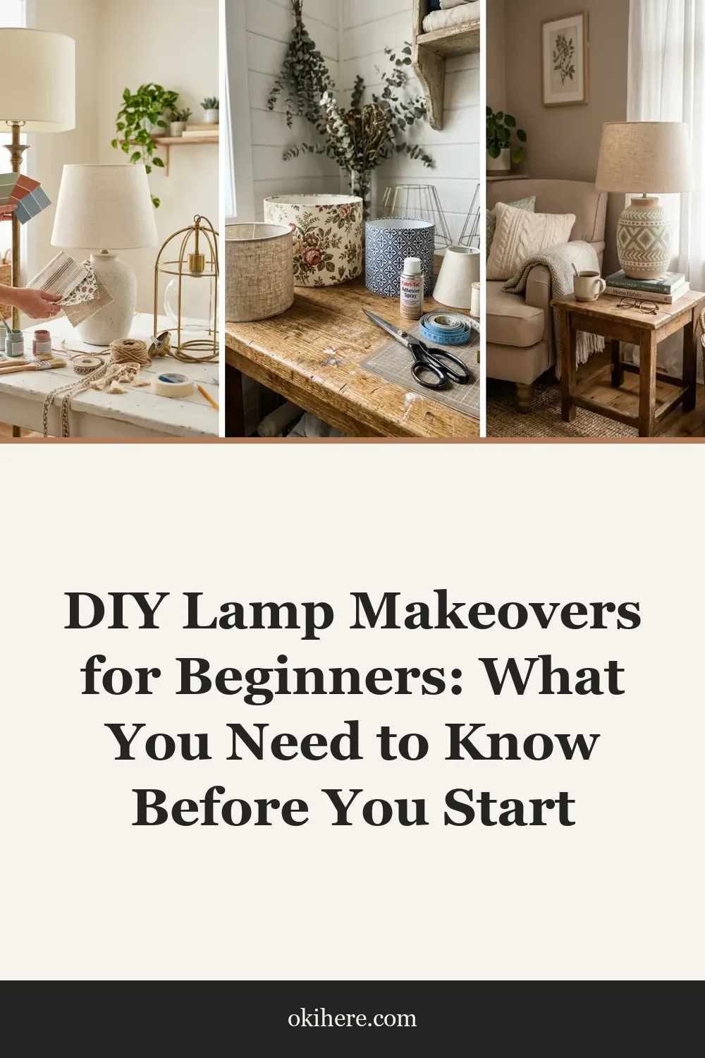 DIY Lamp Makeovers for Beginners: What You Need to Know Before You Start