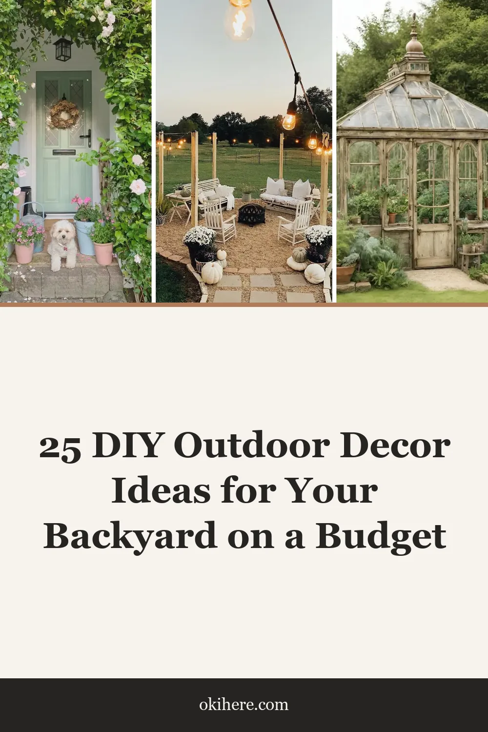 25 DIY Outdoor Decor Ideas for Your Backyard on a Budget