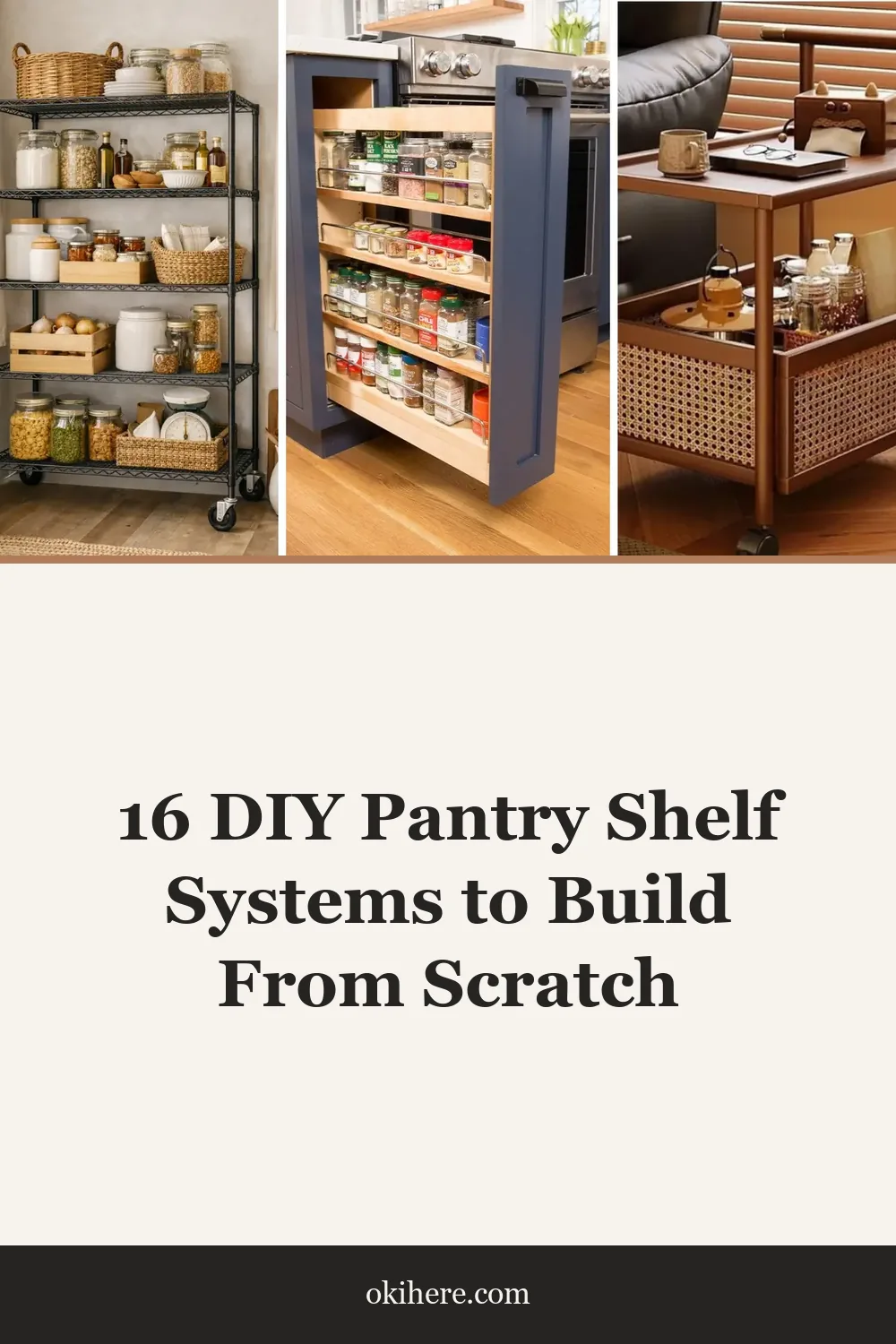 16 DIY Pantry Shelf Systems to Build From Scratch
