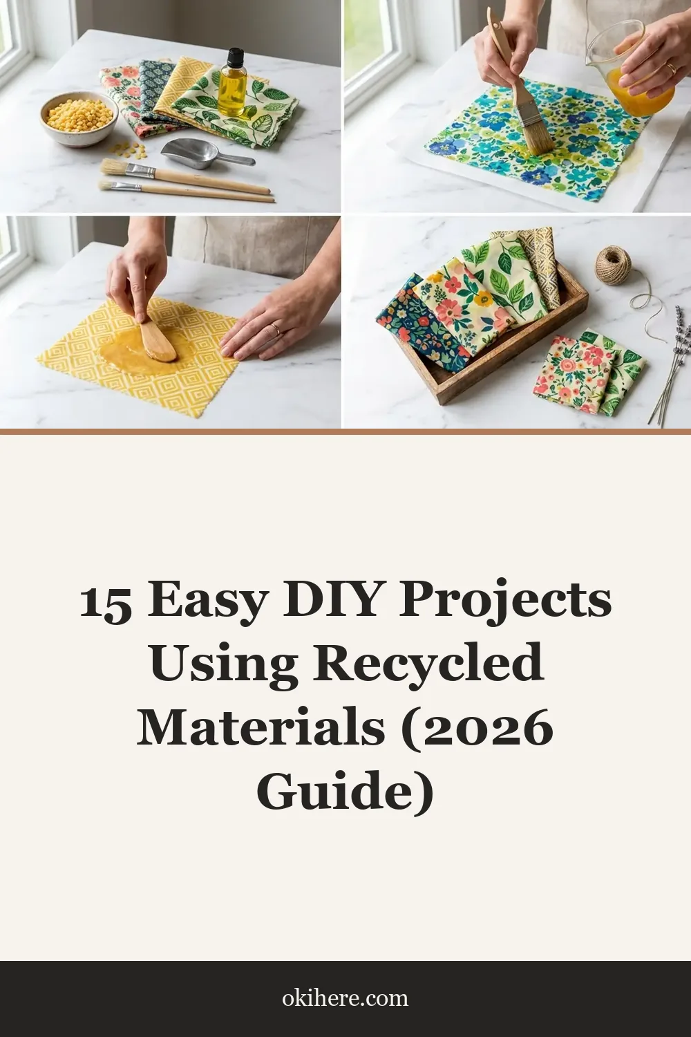 15 Easy DIY Projects Using Recycled Materials (2026 Guide)