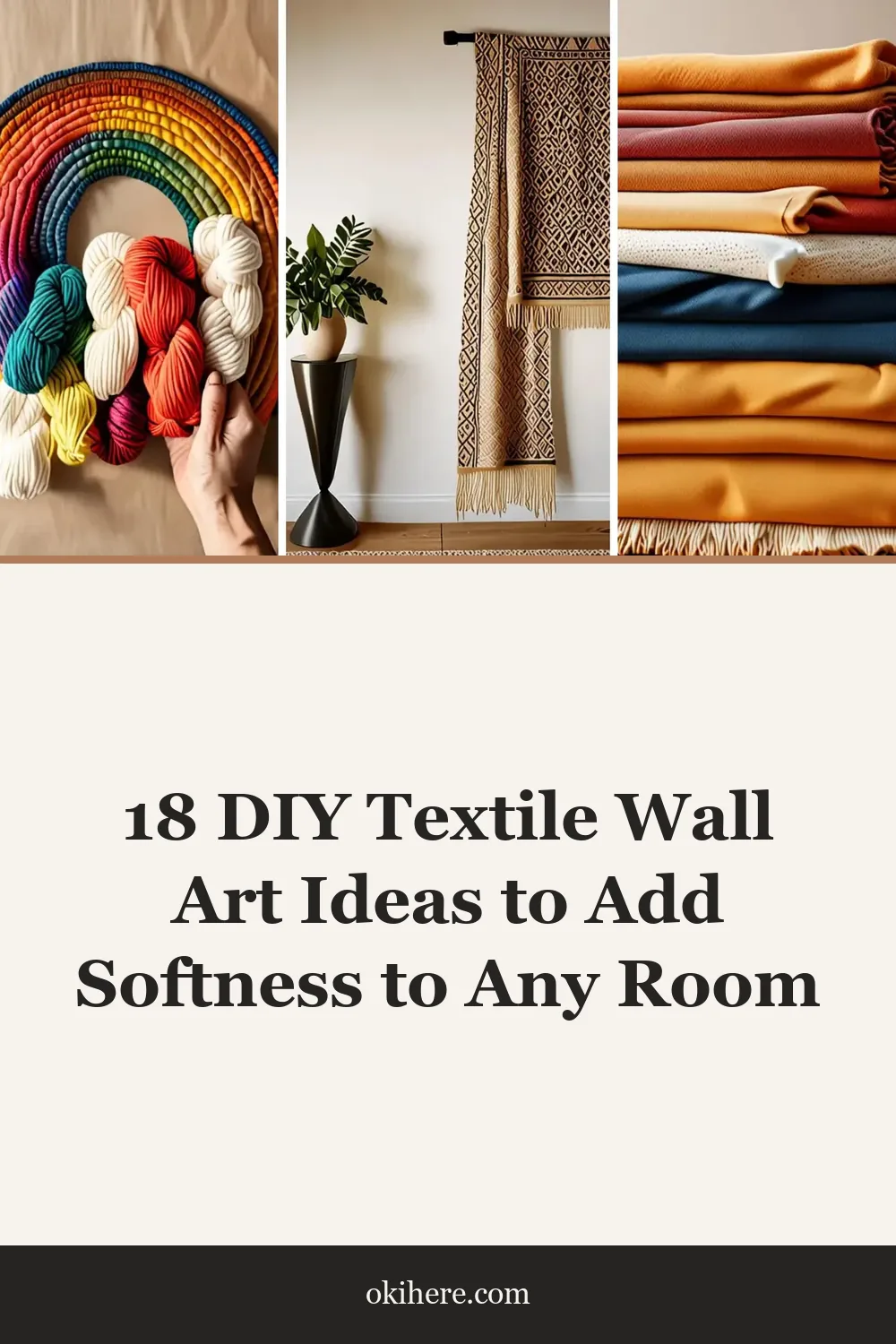 18 DIY Textile Wall Art Ideas to Add Softness to Any Room