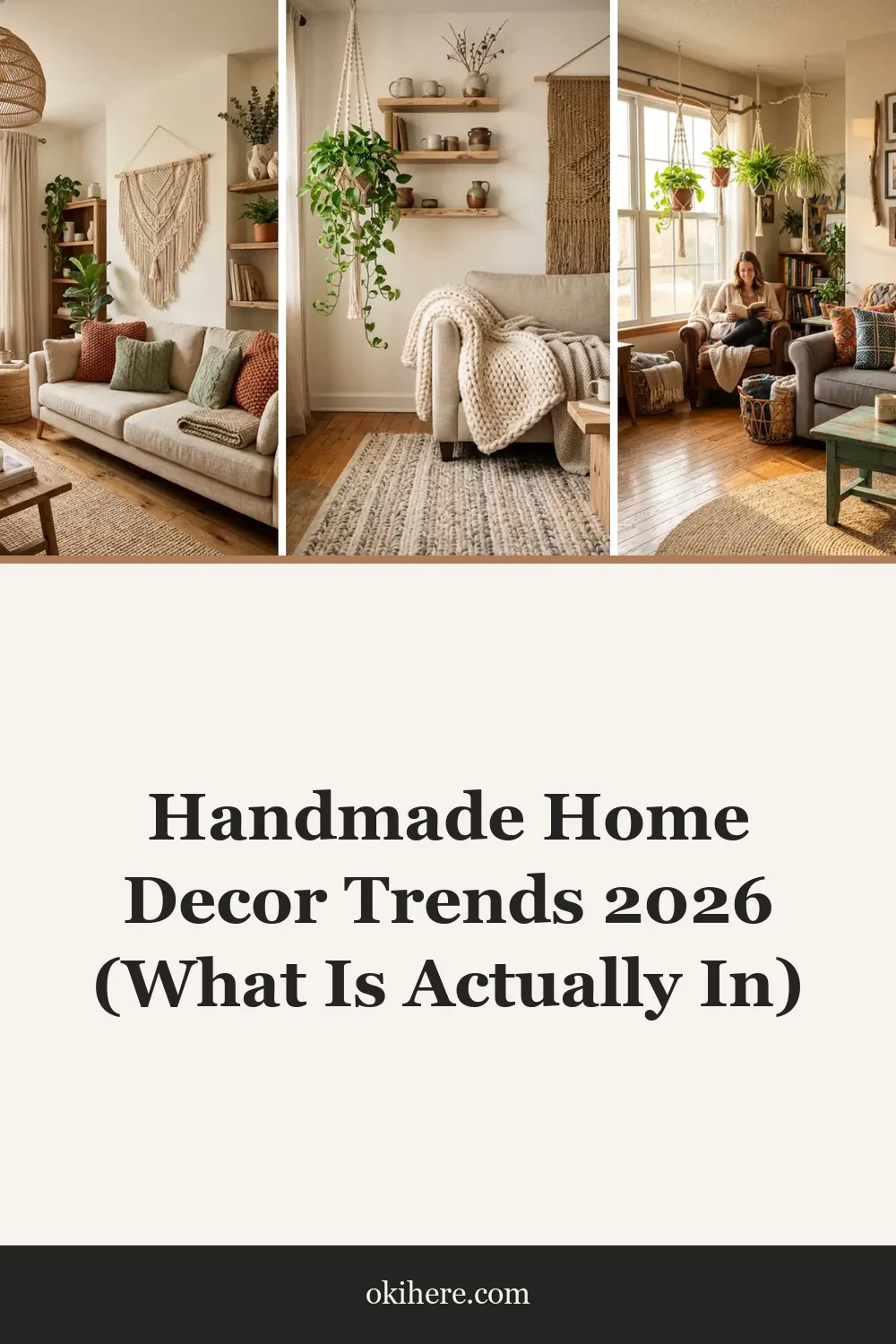 Handmade Home Decor Trends 2026 (What Is Actually In)