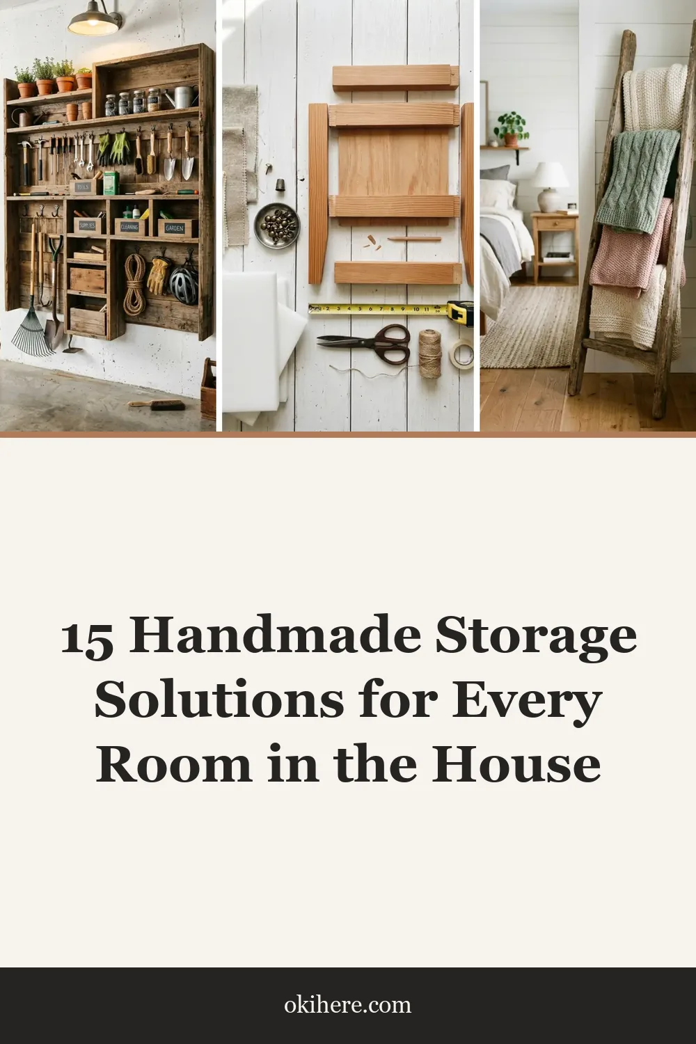 15 Handmade Storage Solutions for Every Room in the House
