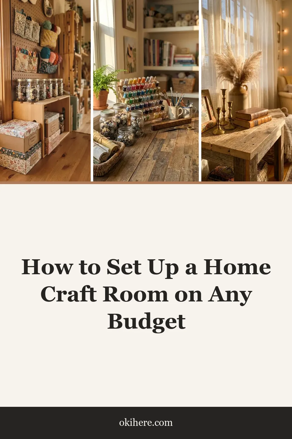 How to Set Up a Home Craft Room on Any Budget