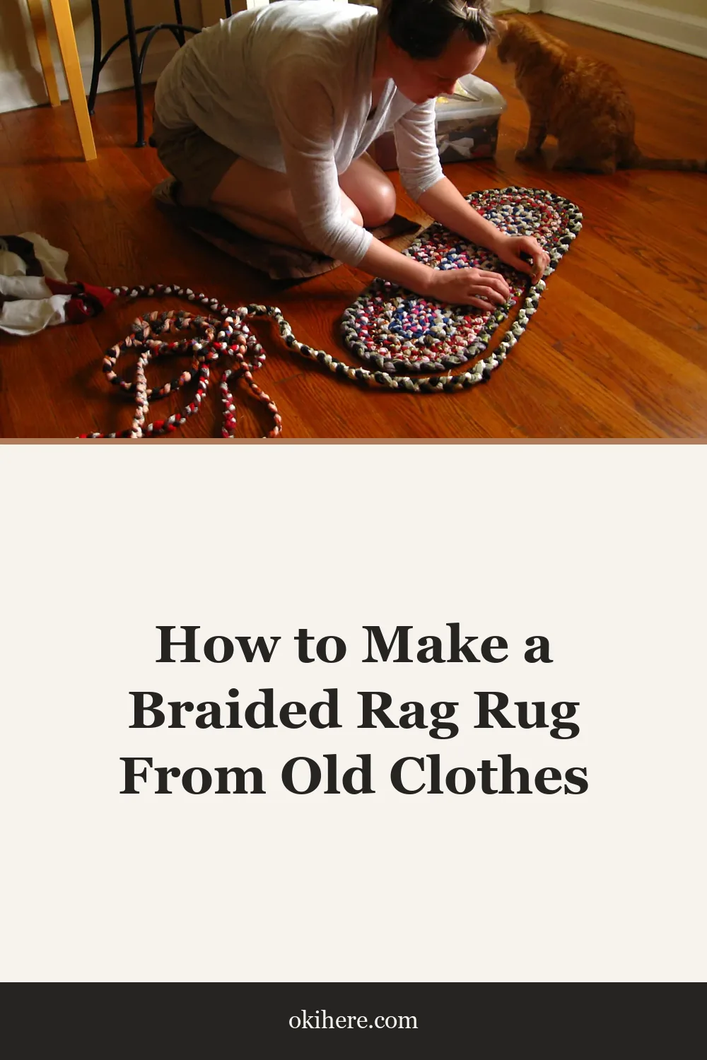 How to Make a Braided Rag Rug From Old Clothes