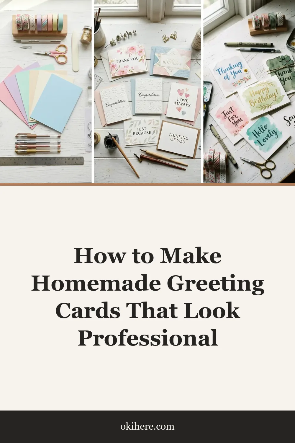 How to Make Homemade Greeting Cards That Look Professional