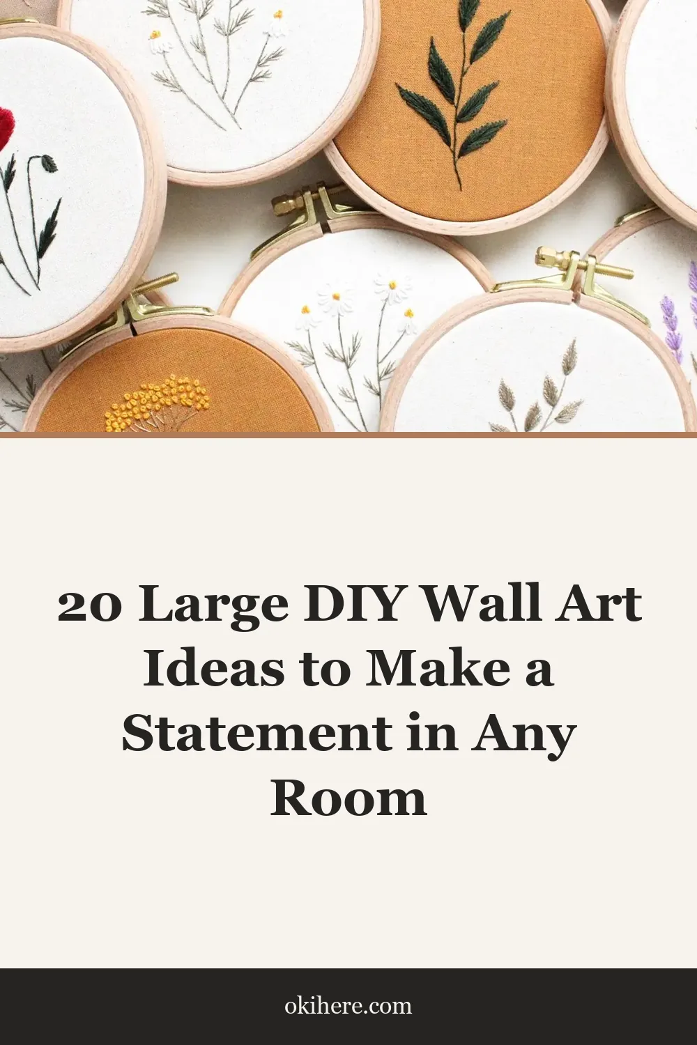 20 Large DIY Wall Art Ideas to Make a Statement in Any Room