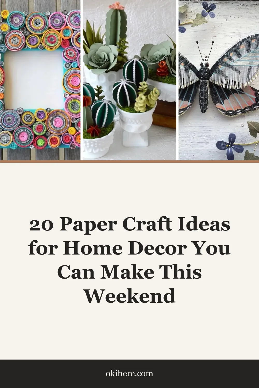 20 Paper Craft Ideas for Home Decor You Can Make This Weekend
