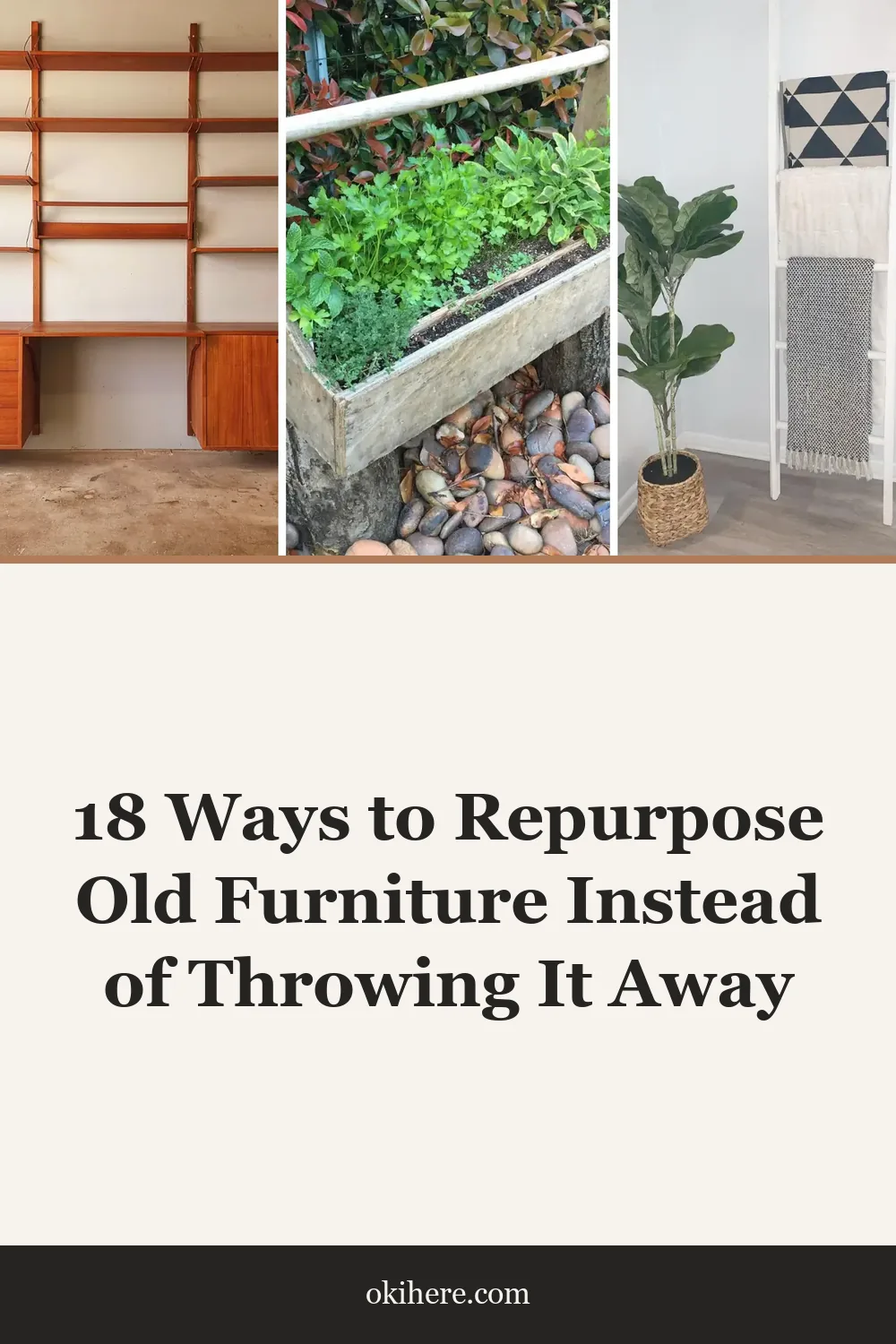 18 Ways to Repurpose Old Furniture Instead of Throwing It Away